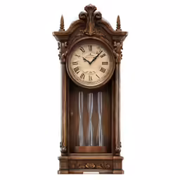 a grandfather clock is shown with the roman numerals on it