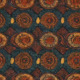 a wall with different colors and patterns on it