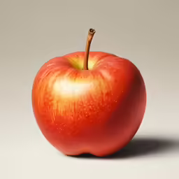 an apple is painted to look like it has water drops on the inside of it