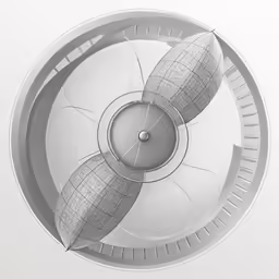 there is a close up of a large object in the air