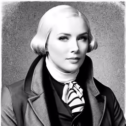 the woman in the picture is wearing a tie