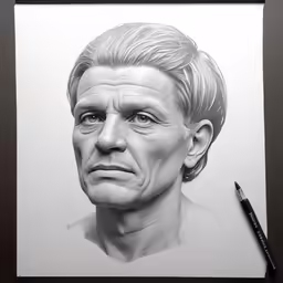 drawing david beck from the famous television show
