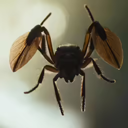 a spider with two heads on top of it