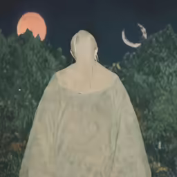 there is an image of a man dressed in ghost clothes