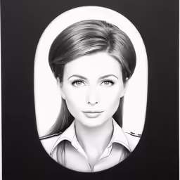 a drawing of the model, the image is in black and white