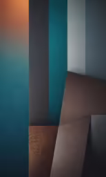 an abstract photograph with multiple color blocks