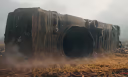 an image of a large object that is in the middle of nowhere