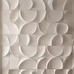 some white circular objects on the wall