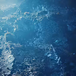 a close up view of water from an airplane window