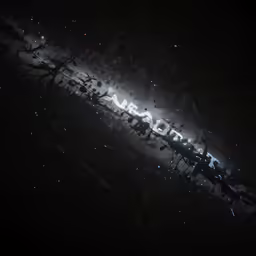 a white sign is shown on top of a black background