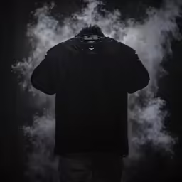 the back of a person with their hands on their head