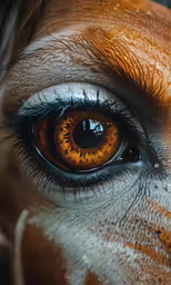 the face and parts of a brown tiger