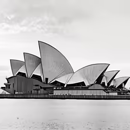 an opera performance in sydney in australia, with its very intricate architectural structure