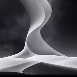 a black and white photo of desert sand