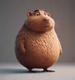 cartoon figure from an animated movie, rodent