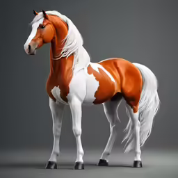 a toy horse that looks like it is standing