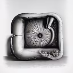 an ornate object with dots on it