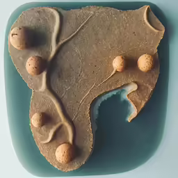 an image of some kind of bread with some eggs on it