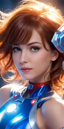 an image of a beautiful woman in a suit