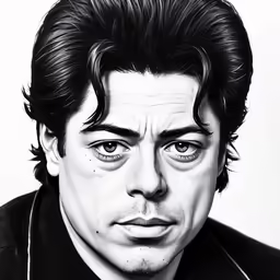 the celebrity drawing is shown in black and white