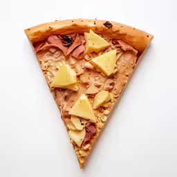 a half eaten piece of pizza covered in cheese