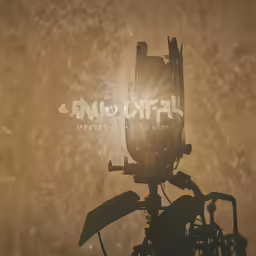 an abstract photography of a camera set up