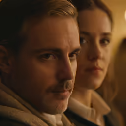 two people looking directly at the camera
