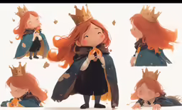animation animation character design and animation drawing for animated series with little red hair