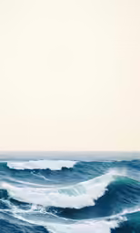 people are surfing on the ocean near one another