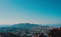 a mountain range with mountains in the background