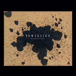 black sand with the text vsmesigs in the middle