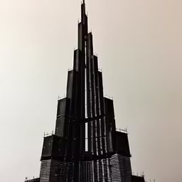 a very tall building towering into the air