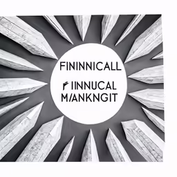 the words finnn call are placed on top of a circular white background