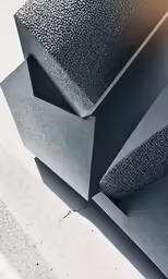 an artistic photo of some very sharp objects