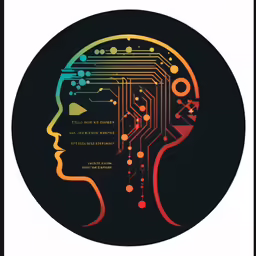 a circle is surrounded by multiple images of electronics