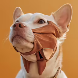 the small dog is dressed up as an ancient egyptian priest