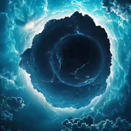 an amazing photo with a spiral view of earth