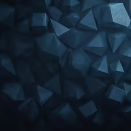 a dark abstract art photo made using triangles and blocks