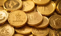 a pile of different kinds of foreign currency