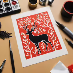 an image of a deer standing on the ground
