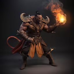 a very nice looking man with a big sword