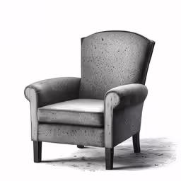 the upholstered, club chair from a new collection of upholstered chairs by b & m