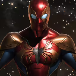 an animated image of a captain america character