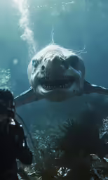 a man who is swimming under a turtle
