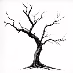 a tree with no leaves on it
