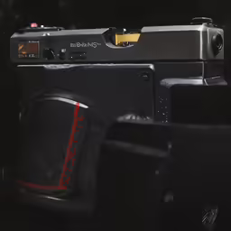 a closeup of the back part of a camera