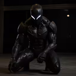 an image of a person that is kneeling down
