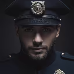 a man in military uniform posing for the camera