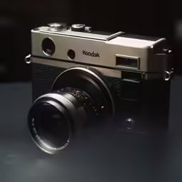 an old fashioned camera sits on a table