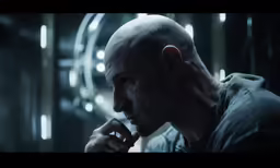 the man has a red ear in this scene
